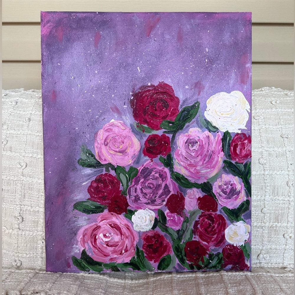 Bouquet of Roses Wall Canvas